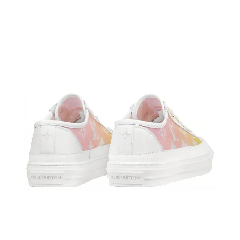 LOUIS VUITTON Stellar Low-Top Stylish Skateboarding Shoes Women's Light Pink-3
