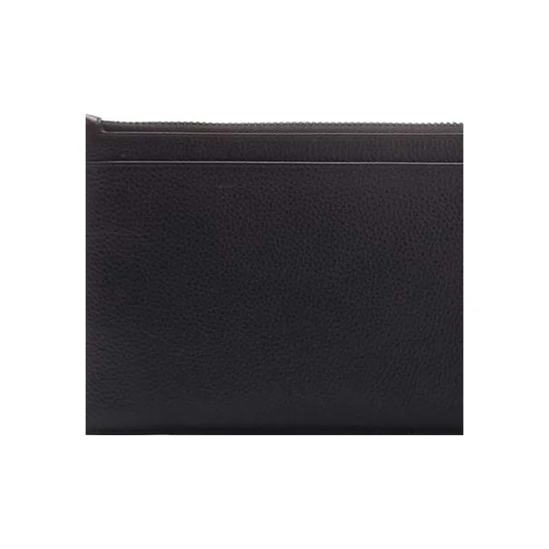Balenciaga Neo Classic Leather Clutch Handbag Women's Black-4