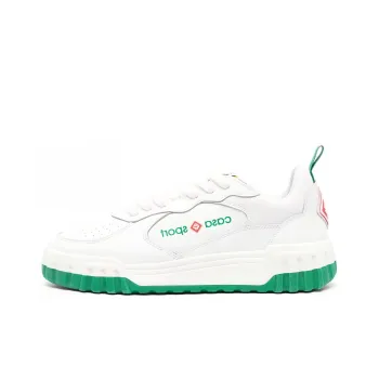 CASABLANCA Tennis Court Leather Sneakers