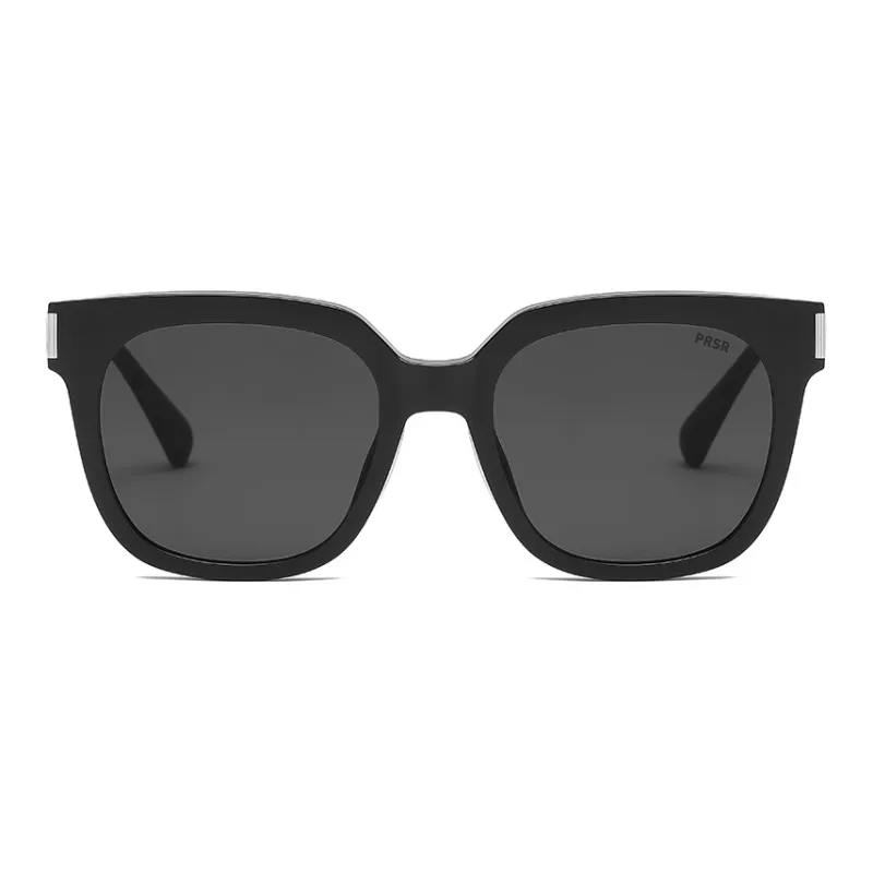 Prsr Plate And Metal Round Sunglasses Unisex-1