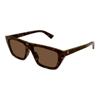 Bottega Veneta Rectangle Frame Sunglasses