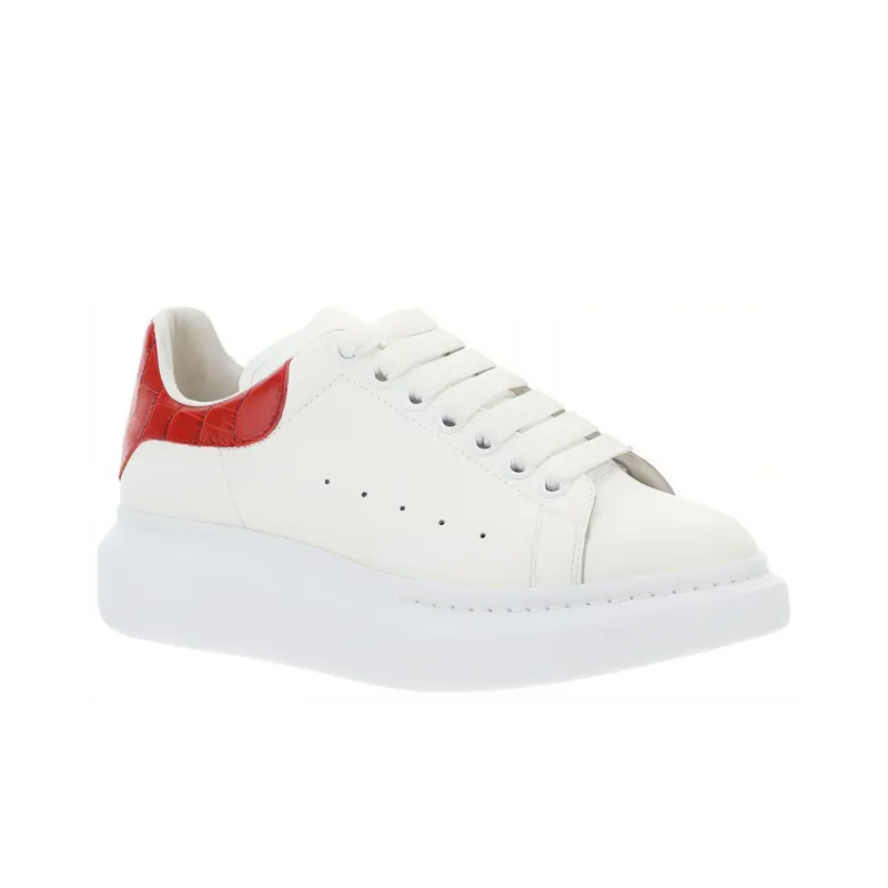 Alexander McQueen Oversized Sneaker 'White Red'-2