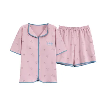 The Story Of The Flower Season Pajama Set Women's Light Purple