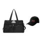 Black Handbag+Black Hats & Caps