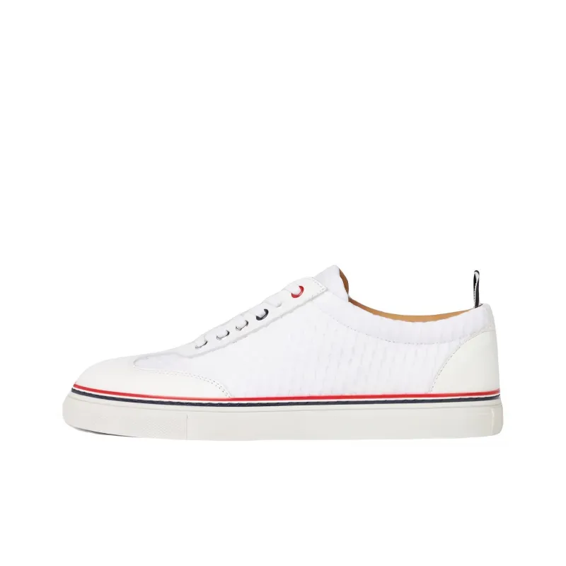 THOM BROWNE· Low Top Skateboard Shoes Women's White-0