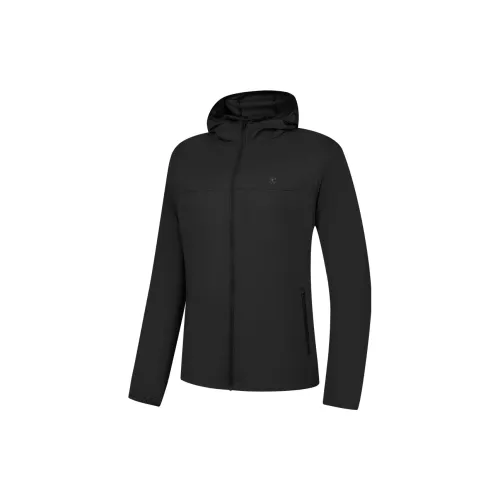 QIAODAN Woven Sun Protection Clothing Men's Black