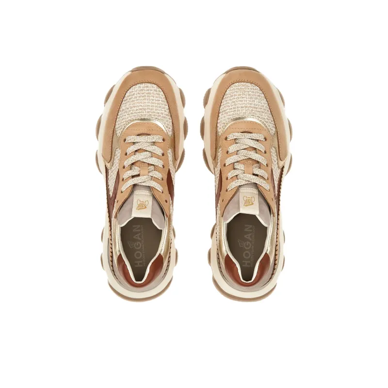 HOGAN Hyperactive Panelled Suede Sneakers-3