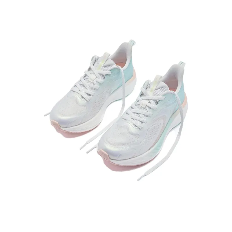 QIAODAN Rapid LITE Running Shoes Women's Low Top White Blue-3