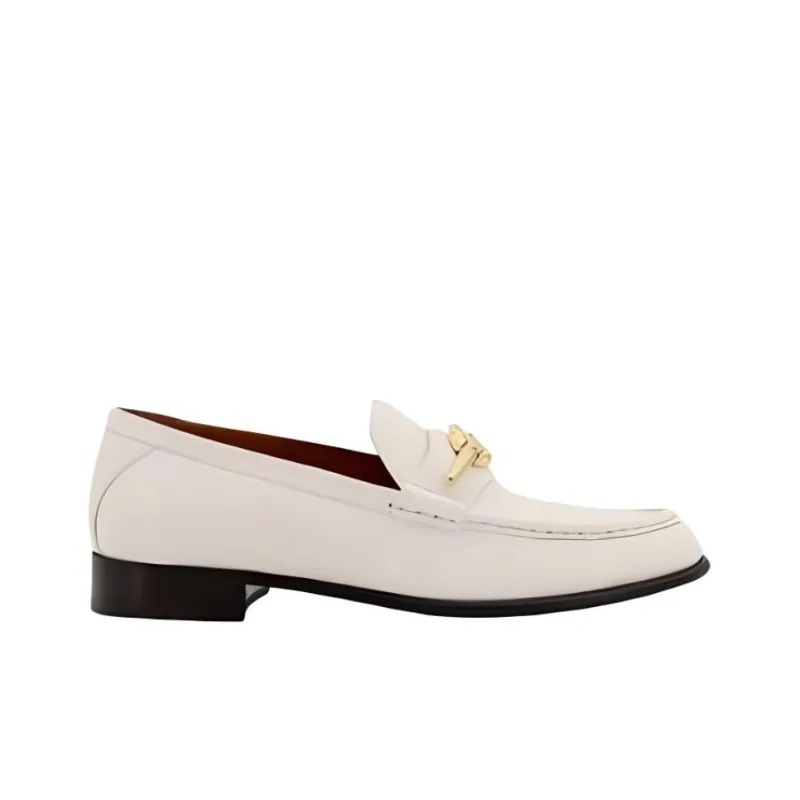 Valentino VLogo Plaque Slip On Loafers Women's-1
