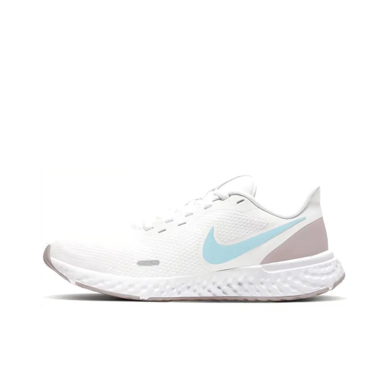 Nike Revolution 5 White/Blue Women's-0