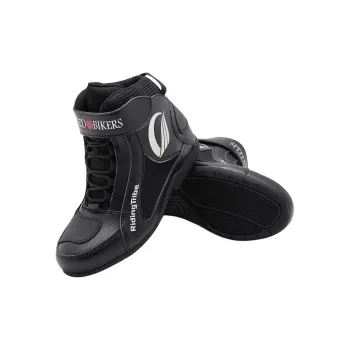 VOERH Motorcycle Shoes Unisex A005  Black