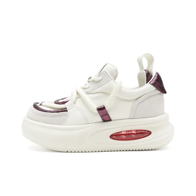 D FUSE SCANDINAVIA Puffy Shoes Anti Slip And Wear Resistant Lightweight Low Top Skateboard Shoes Women's-0