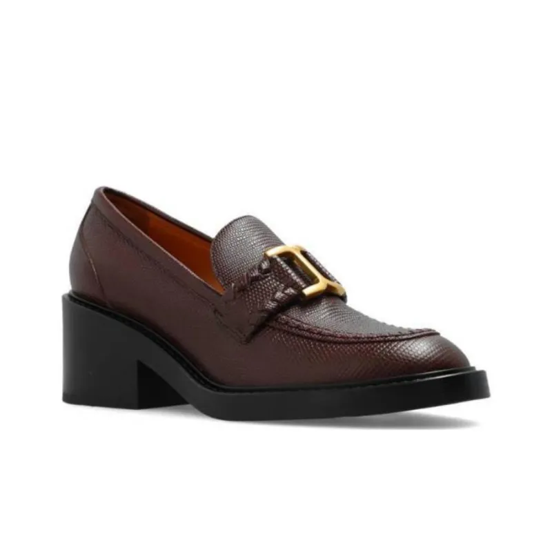 Chloé Marcie 60mm Leather Loafers Women's-2