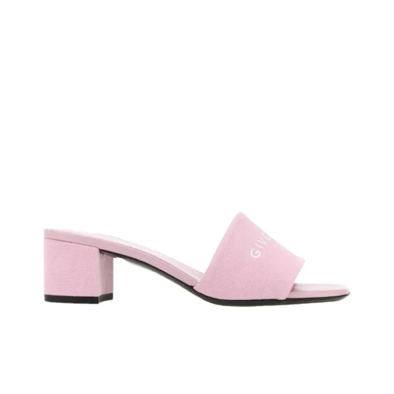 Givenchy Logo print Canvas Mules-1