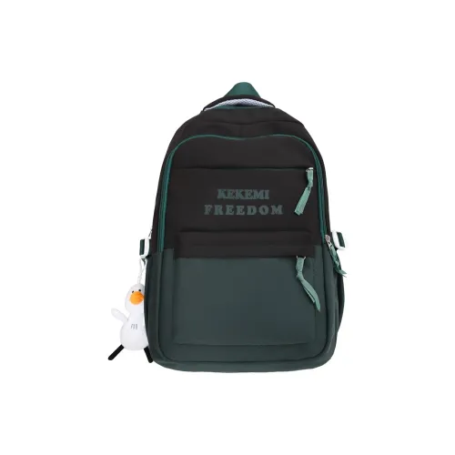 Travel Nylon Backpack Regular Women's Black/Blue Red/Green Khaki