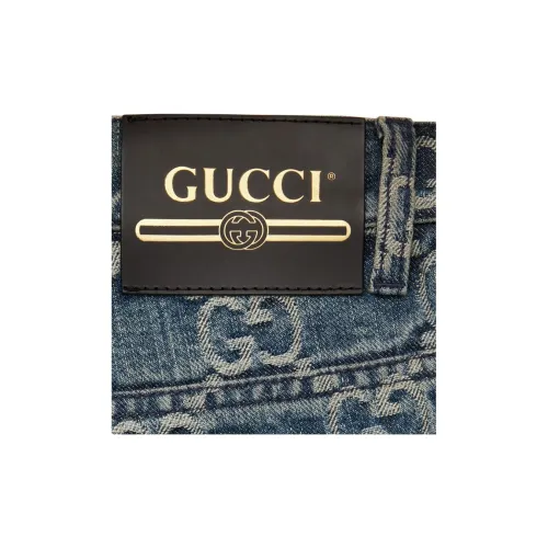 GUCCI Jeans Men Blue/White