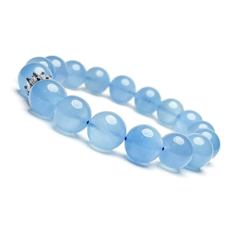 MOUNTAINS AND MANS Aquamarine Bracelets Unisex-1