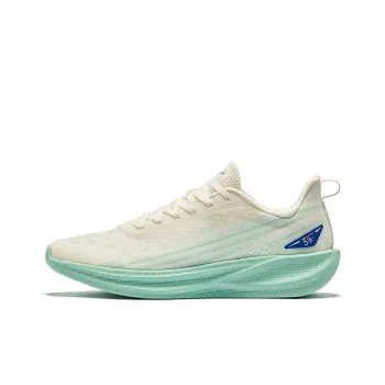 Erke Water Drift 5.0 Cushioning, Wear Resistant Low Top Sprint Running Shoes Men's Microcrystal White Jade Stone Green