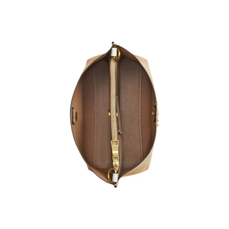 COACH Mollie PVC With Skin Bucket Bag, Shoulder Bag, Crossbody Bag, Handbag Medium Size Women's Khaki-6