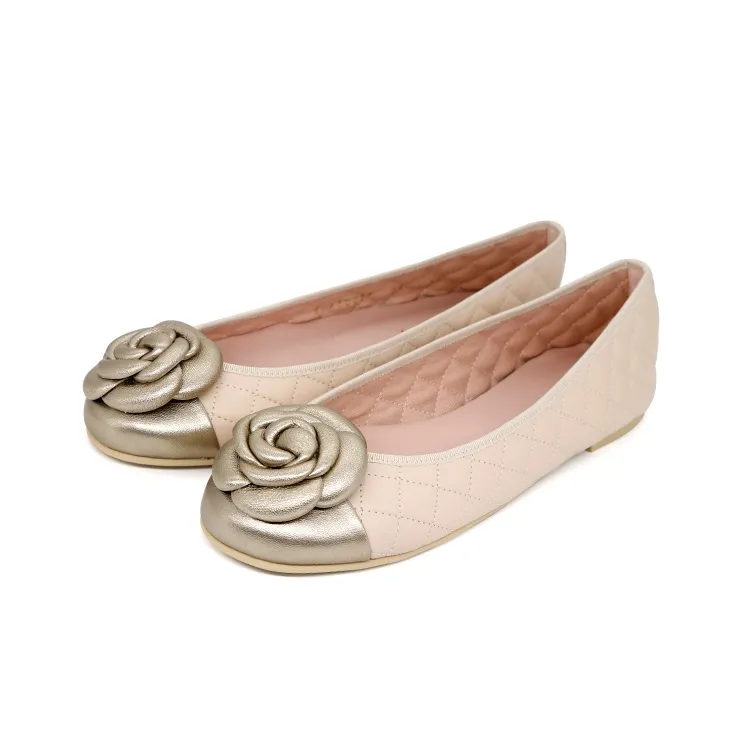 PrettyBallerinas Casual Single Shoes Women's Pink Gold-2