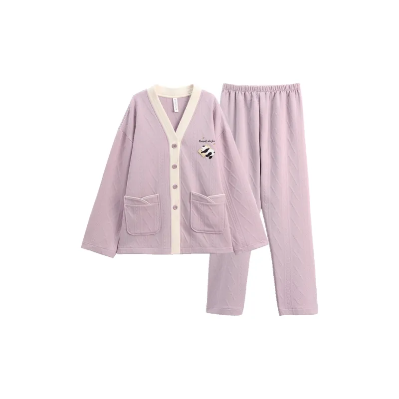 FENTENG Pajama Set Women's Multicolor-2