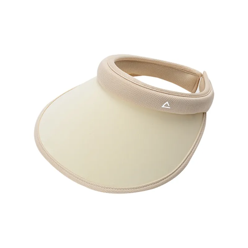 PEAK Polyester Sun Protection Hats Unisex Black, White, Beige, Yellow-1