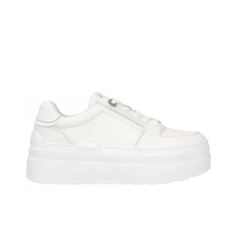 PINKO Greta Love Birds-logo Platform Sneakers-1