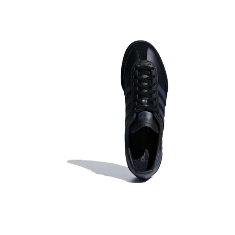 Adidas Originals Jeans Cushioning Wear-Resistant Low-Top Skateboard Shoes Men's Black Blue-4