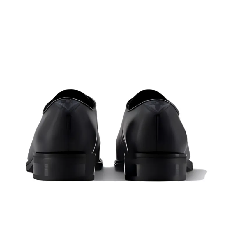 LOUIS VUITTON Fle Dress Shoes Men's Black-3