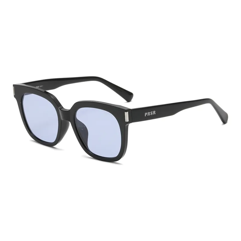 Prsr Plate And Metal Round Sunglasses Unisex-3