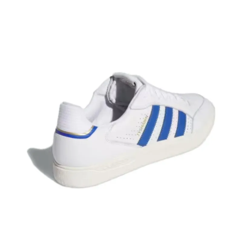 Adidas Tyshawn Low Cloud White Royal Blue Chalk White-2
