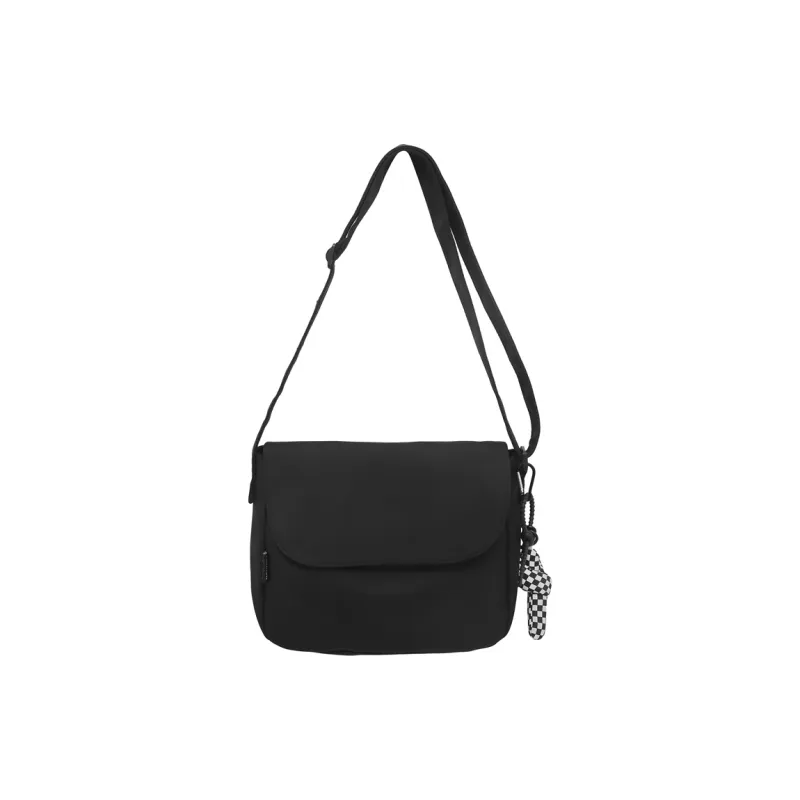 Parker Bear Nylon Shoulder Bag Crossbody Bag Regular Unisex Black/Blue/White/Red-0