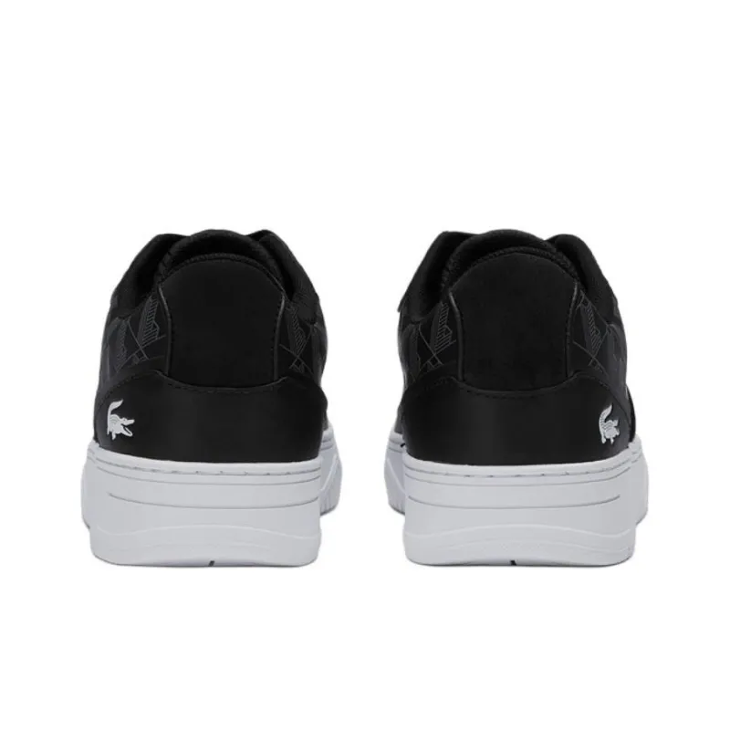 LACOSTE Low Top Skateboard Shoes Men's Black-2