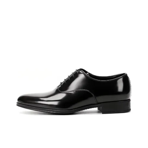 PRADA Dress Shoes Men Low-Top Black