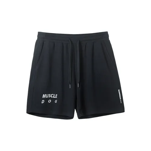 Muscle Dog Casual Shorts Men Black