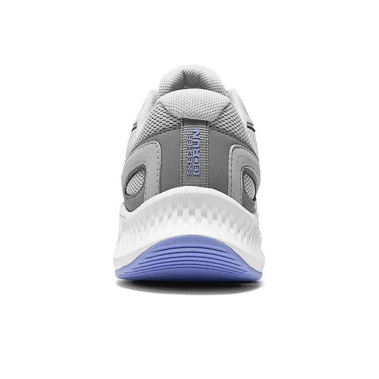 Skechers Anti Slip Wear Resistant Low Top Running Shoes Women's Gray Purple-4
