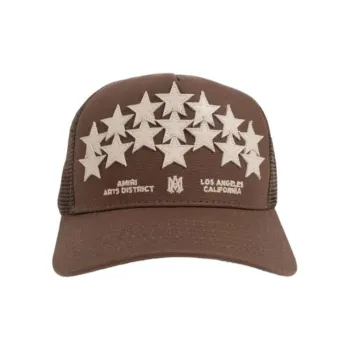 AMIRI Leather Star Trucker