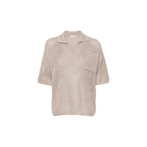 Brunello Cucinelli Polo Shirts Women's Beige