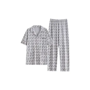 Follow The United States Pajama Set Men's Gray Brown