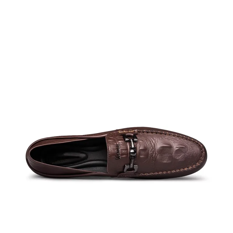 Wen Nai Beanie Shoes Men's Brown-4