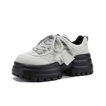 SELAIYA Anti Slip And Wear Resistant Height Increasing Low Top Chunky Sneakers Women's