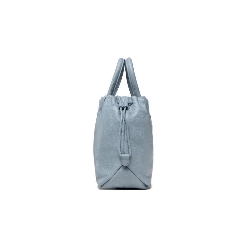 Furla Essential Grained Leather One Shoulder Handbags Small Size Women's Blue-2