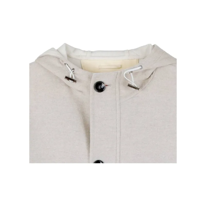 KITON Coats Men Ecru-5