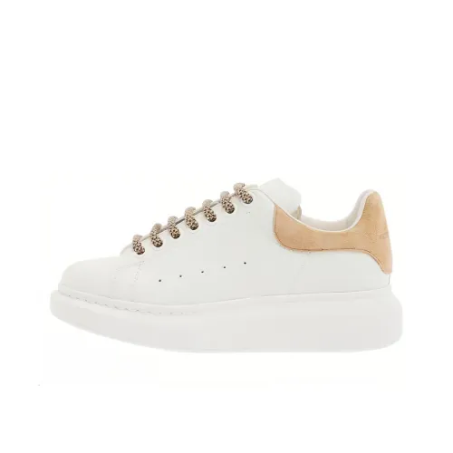 Alexander McQueen Skateboard Shoes Women's Low-Top Beige