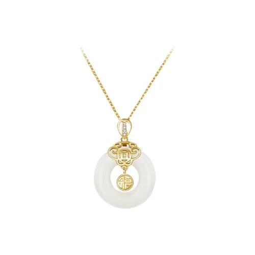 Qing Yi Chalcedony Jade Necklaces Women's