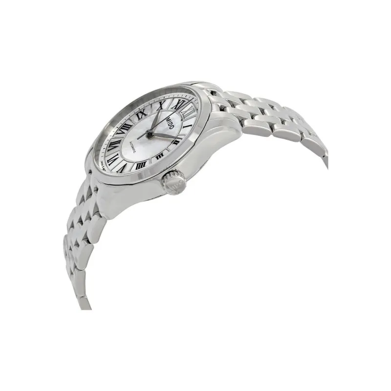 MIDO Brunner Series Automatic Mechanical Movement Women's Watch Watch 32mm White Dial-2