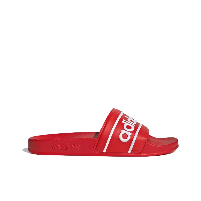 Adidas Adilette Slides Red Cloud White-1
