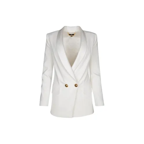 Elisabetta Franchi Double Breasted Long Sleeved Blazer