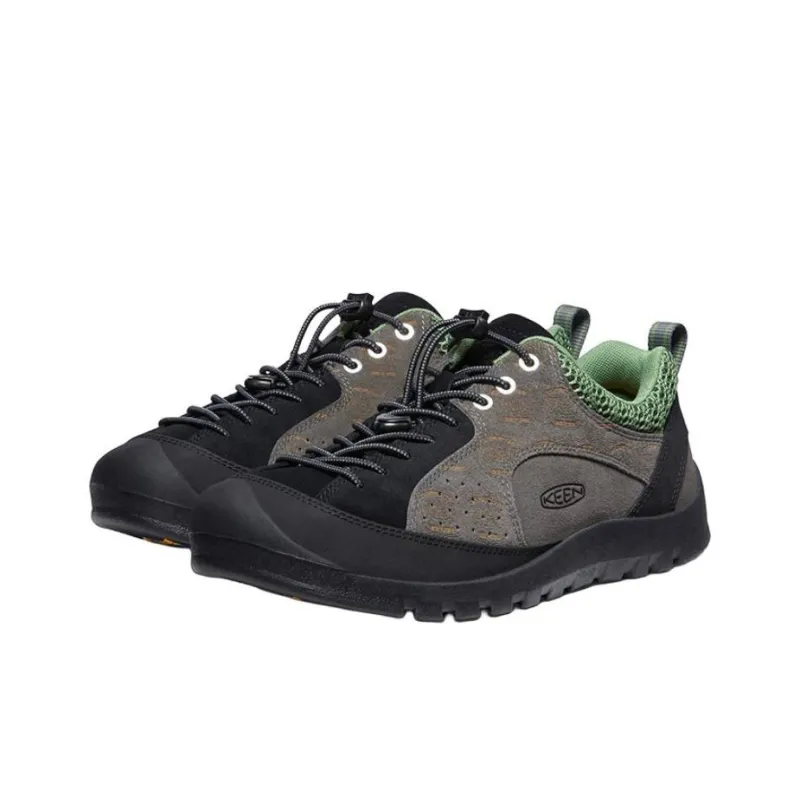 KEEN Cushioning, Wear Resistant Low Top Hiking Shoes Men's Gray Black-2