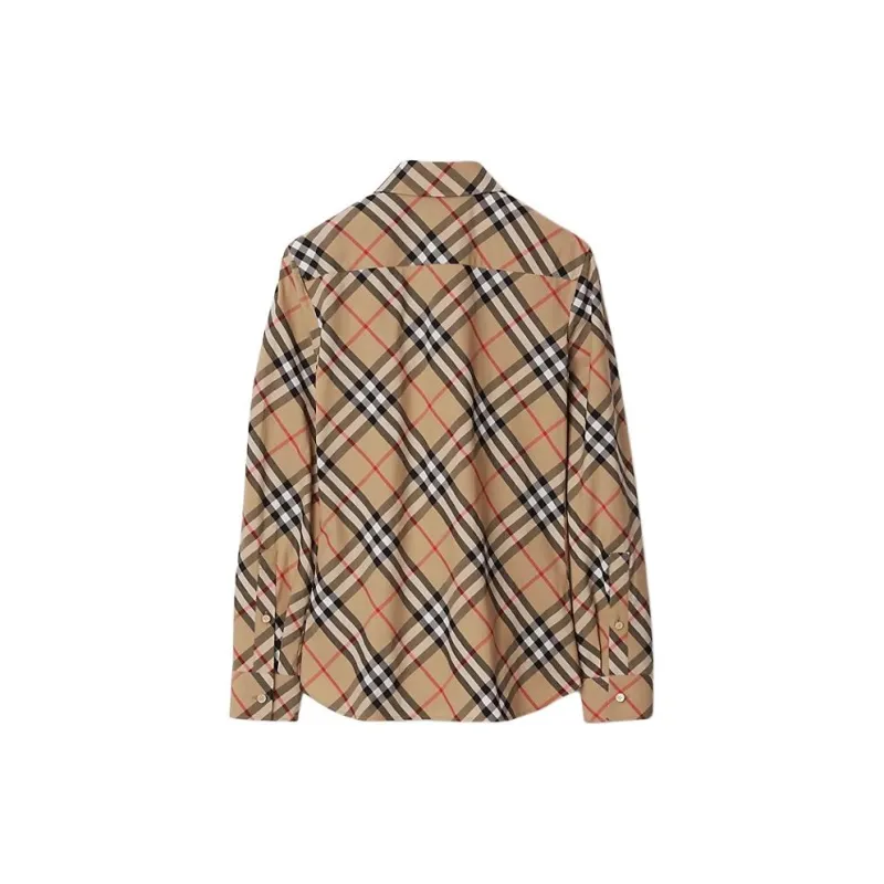 Burberry Long Sleeved Checked Shirt-1